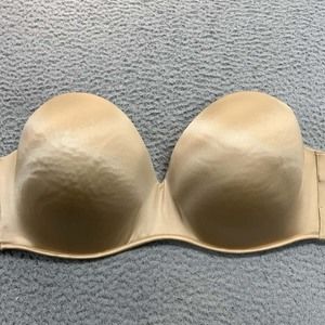 Cacique Bra 42DD Push Up Bra Boost Lift Strapless Smooth T-Shirt